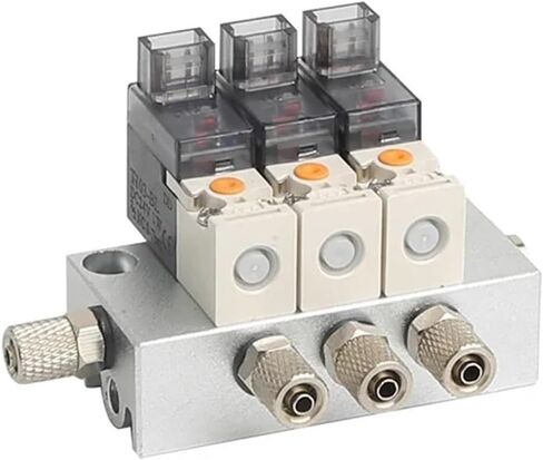 12V 24V 220V مصغرة الصمام الملف اللولبي الهوائي مزيج الضغط الإيجابي الضغط السلبي استخدم 2/3 طريقة صمامات NC (101-110V-6) in Kuwait
