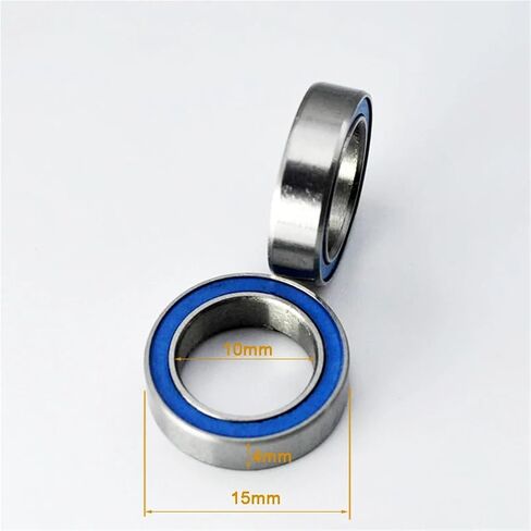 6700 2RS 6700RS Blue Rubber Sealed Bearing 10x15X4mm Inner Bore 10mm RC 10Pcs in Saudi Arabia