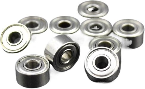 693 ZZ 3 * 8 * 4mm Chrome Steel Deep Groove Ball Bearings 10Pcs in Saudi Arabia