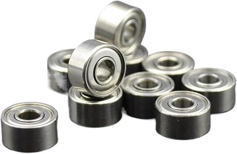 693 ZZ 3 * 8 * 4mm Chrome Steel Deep Groove Ball Bearings 10Pcs in Saudi Arabia