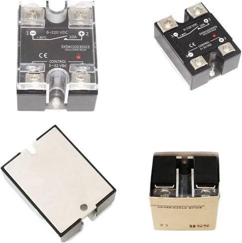 LOME LIFE SSR DC CONTROL DC 6-220VDC 10A 25A 40A 60A 80A 100A 120A قوة عازلة 2000VAC (1 دقيقة) تتابع الحالة الصلبة (SSR-80DD) in Saudi Arabia