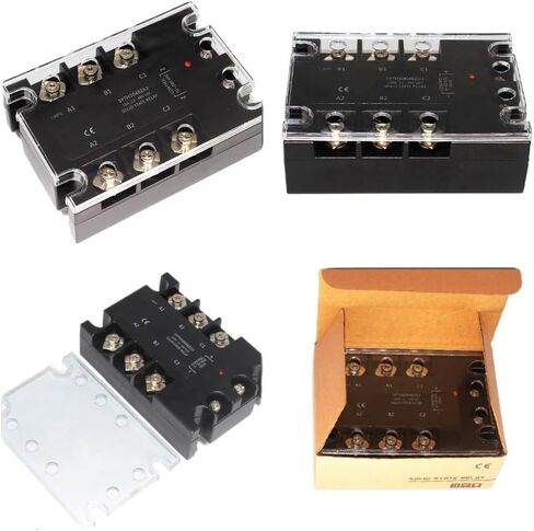 ثلاث مراحل SSR 3P 10A 25A 40A 60A 80A 100A 120A التبادل 3-32VDC CONTROL 24-480VAC التبديل عند التتابع الحالة الصلبة الصفر (SSR-3P-100DA) in Saudi Arabia