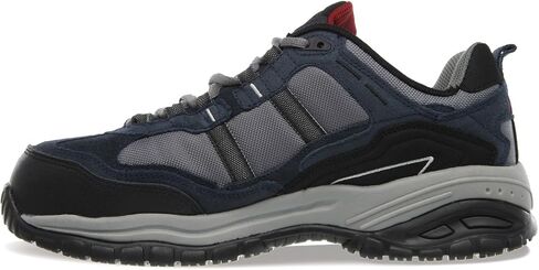 حذاء Skechers رجالي بتصميم ملائم مريح ناعم الملمس الملمس, أسود, 43 EU in Saudi Arabia