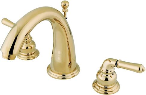 Kingston Brass KS2969 نابولي صنبور الحمام على نطاق واسع ، النيكل/النحاس المصقول in Kuwait