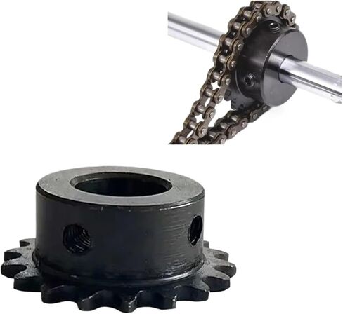 Steel Motor Drive Gear 1pcs 04C Chain Gear Steel 9-24 Tooth Bore 10mm Industrial Sprocket Wheel Motor Chain Drive Sprocket(19 Teeth) in Saudi Arabia