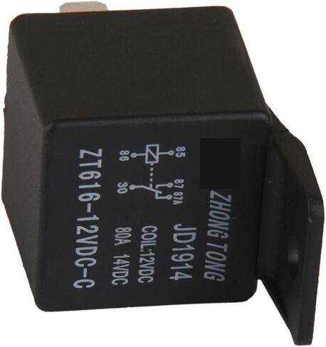 ZT616-12V-C-80A CAR Auto Truck DC 12V 80A 80 AMP SPDT Relay Relay 5 PIN in Saudi Arabia
