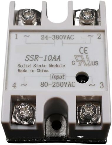 وحدة ترحيل الحالة الصلبة SSR-10AA SSR-10 AA SSR 10A 80-250VAC مدخل in Kuwait