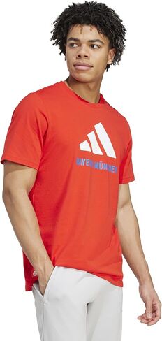 Adidas Men's FC Bayern Munich Seasonal Graphic T-Shirt in Kuwait