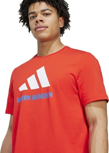 Adidas Men's FC Bayern Munich Seasonal Graphic T-Shirt in Kuwait