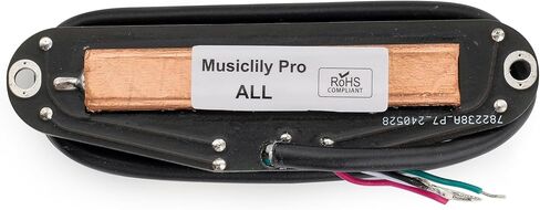 Musiclily Pro ST-DPHC Ceramic Dual Single Single Single Size Humbucker Pickup 13.2k تشويه فائق للغيتار الكهربائي على طراز Strat ، والسكك الحديدية الكرم in Kuwait