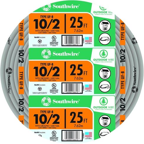 ساوث واير 13055921 12/2WG UF Wire 25 قدم in Kuwait