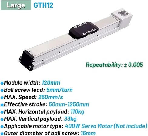 Embedded Linear Module Built-in Linear Motion Fully Enclosed Sliding Table Module(GTH8 Lead 5mm) in Saudi Arabia