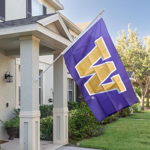 Desert Cactus University of Washington Flag – 3x5 Ft Embroidered Nylon Banner for Indoor/Outdoor Use, Huskies Design, for Events and Home Décor (Embroidered 2) in Saudi Arabia