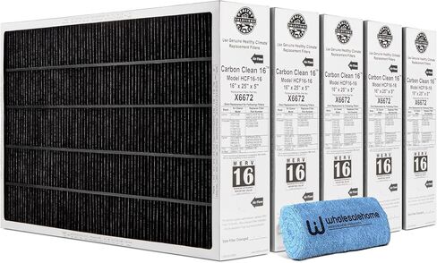 Lennox X6672 16x25x5 مرشح الفرن ، Lennox Healthy Climate Carbon Clean Merv 16 Home HoR Hom in Kuwait