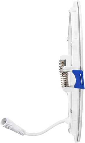 Maxxima 6 in. 5 CCT Ultra-Shin Courned LED LED LID ROMENT 1050 LUMENS ، COLLABLE قابل للاختيار 2700K-5000K (2700K/3000K/3500K/4000K/5000K) ، Canless ، IC تصنيفه ، نحيف ، قابلاً للخلع ، in Saudi Arabia
