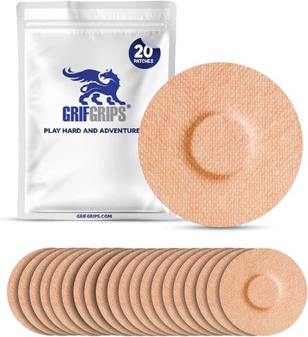 يغطي مستشعر Grifgrips® Libre 3 مقاومًا للماء-يغطي CGM بقع لاصقة من السكري المتوافقة مع غطاء مستشعر Libre 3 & Plus Freestyle-CGM Patch لمدة 10-14 يومًا-20 حزمة (تان) in Saudi Arabia