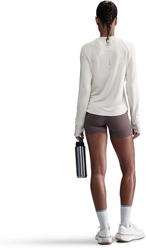 Nike Women's Swift Dri-fit Ultraviolet Long-Sleeve Crew-Neck Running Top in Saudi Arabia