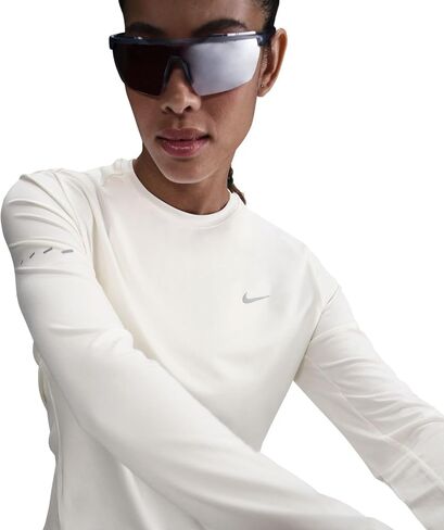Nike Women's Swift Dri-fit Ultraviolet Long-Sleeve Crew-Neck Running Top in Saudi Arabia