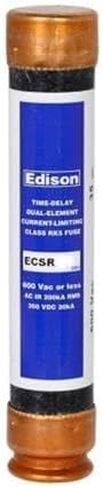 (Box of 10) Compatible Replacement for Ferraz TRS15R - Edison Time Delay Fuse - 15 Amp 600V - RK5 Dual Element in Saudi Arabia