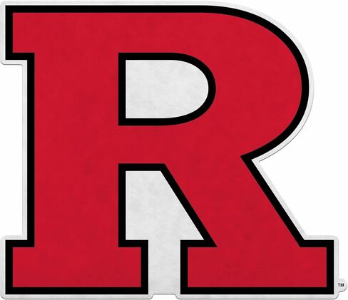 Rico Industries NCAA Rutgers Scarlet Knights Primary Shape Cut Pennant - Home and Living Room Décor - Soft Felt EZ to Hang in Saudi Arabia