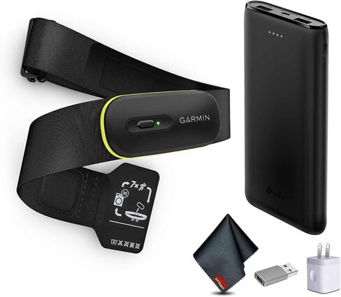 GARMIN HRM 600 شاشة معدل ضربات القلب حزام الصدر ، حزمة XS-S مع USB3.0 إلى Type-C Pereme Adapter Space Gray + More in Kuwait