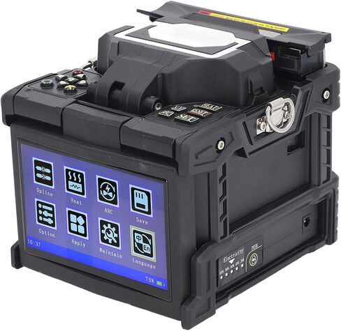 Fiber Splicer, Fiber Optic Splice Kit 5 in Splicer 400X Fast Heating Automatic Optical Splicing Machine Optical Welding Splicing Machine with LED Light (US Plug) in Saudi Arabia