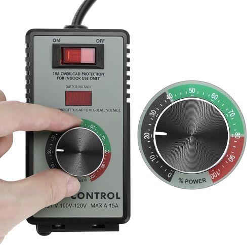 Qwork AC Motor Speed ​​Controller ، 120V 15A 4000W FAN SPEED Controller in Kuwait