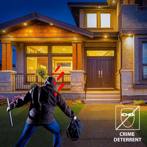 Energetic PAR30 2-Pack Dusk to Dawn LED Outdoor Flood Light Bulb, 75 Watt Equivalent(11W), 850LM, 5000K Daylight, E26 Base, Automatic On/Off Sensor Light Bulb for Porch, Hallway, ETL Listed in Kuwait