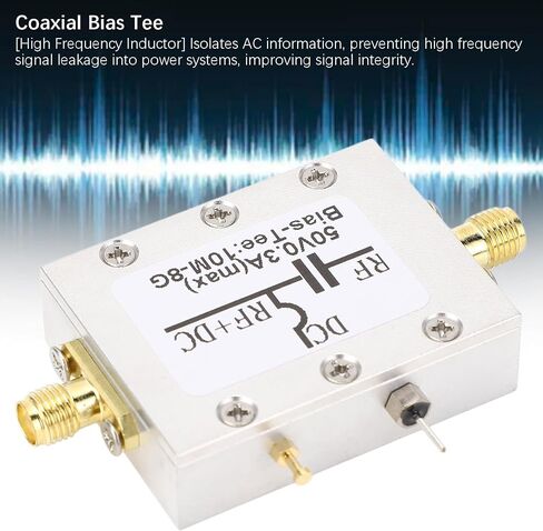 Broadband Amplifier Bias Tee RF DC Block 10MHZ to 8GHz Coaxial Bias Tee in Saudi Arabia