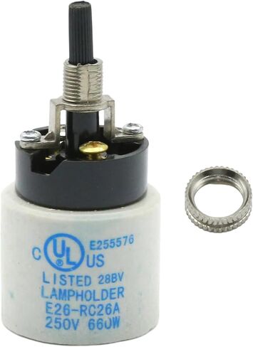 استبدال مفتاح المصباح الدوار مع حامل المقبس 660W 250V E26 E27 ، مقبس ضوء الخزف مع التبديل ، استبدال Zing ZE-307P in Saudi Arabia