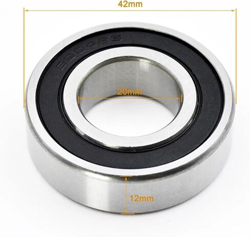 6000 6001 6002 6003 6004 6005 2RS Deep Groove Ball Bearings 2Pcs(6002-2RS 15x32x9mm) in Saudi Arabia