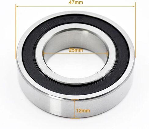 6000 6001 6002 6003 6004 6005 2RS Deep Groove Ball Bearings 2Pcs(6002-2RS 15x32x9mm) in Saudi Arabia