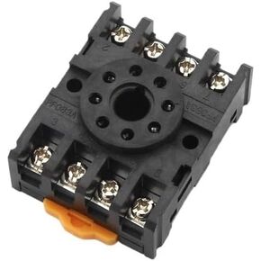 1pcs PF083A 8Pin PF113A 11Pin Relay Socket Base for DH48S ST3P AH3-3 MK2P JTX-2C H3CR Rail Mounting(PF083A 8PIN) in Saudi Arabia