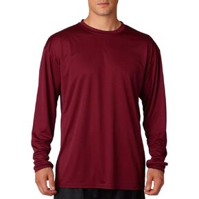 A4 Adult Cooling Performance Long-Sleeve T-Shirt, Maroon, X-Large in Kuwait