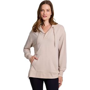 RBX Active Women's Hoodie Tunic in Regular/Plus Sizes, V-Neck Relaxed Fit Lightweight French Terry Sweatshirt with Pocket in Kuwait