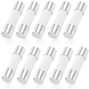 أنبوب الصمامات السيراميك السريعة ، 10 أجزاء من الصمامات أنبوب سيراميك 5 × 20 ملم 3.15A 250V للمقابس in Kuwait