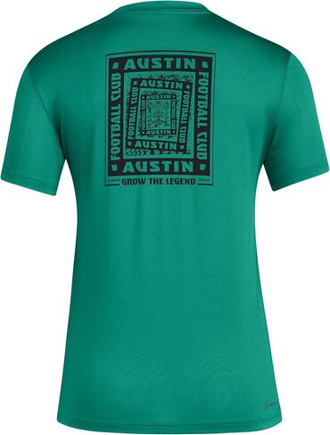adidas Women's Austin FC Local Warp Pre-Game Short Sleeve T-Shirt in Kuwait