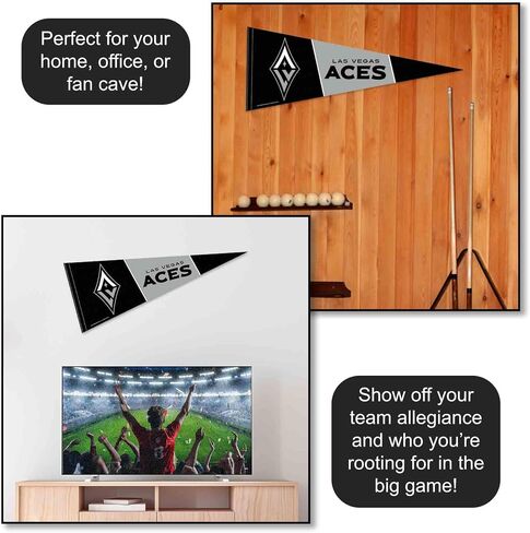 WinCraft Las Vegas Aces Logo Pennant Banner Flag in Saudi Arabia