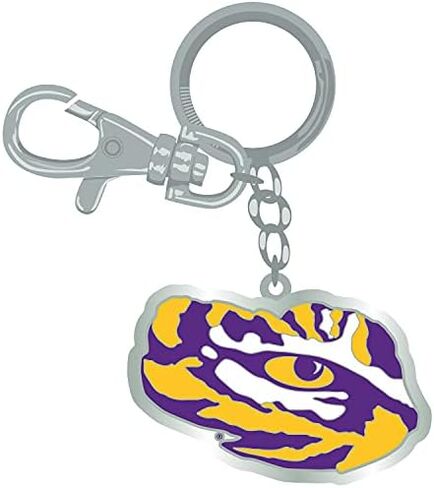 Pro Specialities Group LSU Tigers keychain Zamac ، CLC College Football/Basketball NCAA Louisiana State Gifts and Cerchandise in Saudi Arabia
