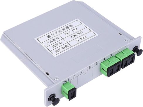 الوحدة النمطية لفريق Zjchao PLC ، الفاصل البصري البصري البصري 1x4 Vane/Wing SCAPC الوضع الفردي PLC تصميم الألياف البصرية تصميم قوي in Saudi Arabia
