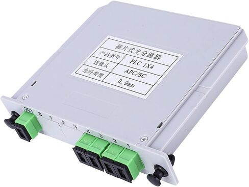 الوحدة النمطية لفريق Zjchao PLC ، الفاصل البصري البصري البصري 1x4 Vane/Wing SCAPC الوضع الفردي PLC تصميم الألياف البصرية تصميم قوي in Saudi Arabia