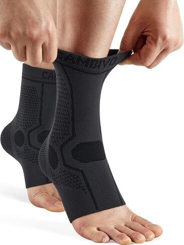 CAMBIVO 1 Pair Ankle Braces for Men and Women, Ankle Compression Socks for Foot Pain, Daily Wear, Fitness, Working, Achilles Tendonitis Relief Ankle Sleeve in Kuwait