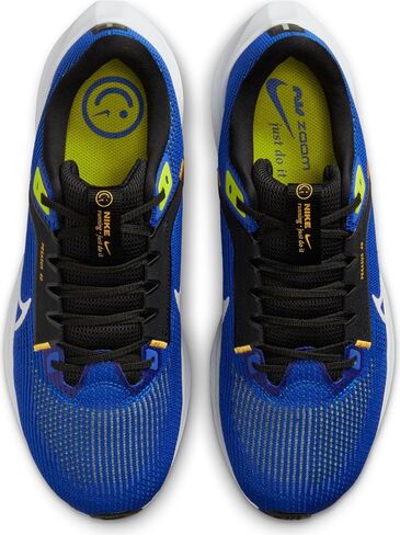 Nike Air Zoom Pegasus 40 - Men's Running Casual Shoes (DV3853-401, Blue/White/Black) in Saudi Arabia