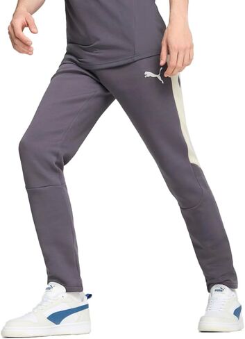 PUMA Mens Evostripe Pants Casual Drawstring - Grey - Size M in Saudi Arabia