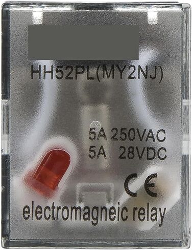 10pcs/lot HH52PL electromagnetic Relay with LED Indicator HH52P MY2 Series AC 220V DC 24V HH52P-L MY2NJ(220VAC) in Saudi Arabia