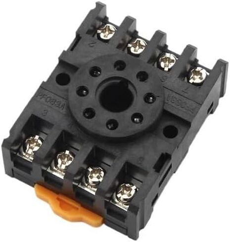 1pcs PF083A 8Pin PF113A 11Pin Relay Socket Base for DH48S ST3P AH3-3 MK2P JTX-2C H3CR Rail Mounting(PF083A 8PIN) in Saudi Arabia