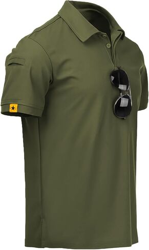 SCODI Polo Shirts for Men Casual Short Sleeve Golf Polo Athletic Daily Collared Shirt Tennis T-Shirt in Kuwait
