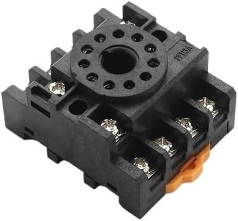 1pcs PF083A 8Pin PF113A 11Pin Relay Socket Base for DH48S ST3P AH3-3 MK2P JTX-2C H3CR Rail Mounting(PF083A 8PIN) in Saudi Arabia