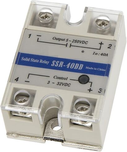 SSR-25DD SSR-40DD المرحلة الفردية DC إلى DC 25A 40A 250V Solid State Relay 25DD 40DD SSR (SSR-25DD) in Saudi Arabia