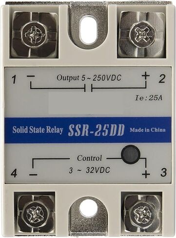 SSR-25DD SSR-40DD المرحلة الفردية DC إلى DC 25A 40A 250V Solid State Relay 25DD 40DD SSR (SSR-25DD) in Saudi Arabia